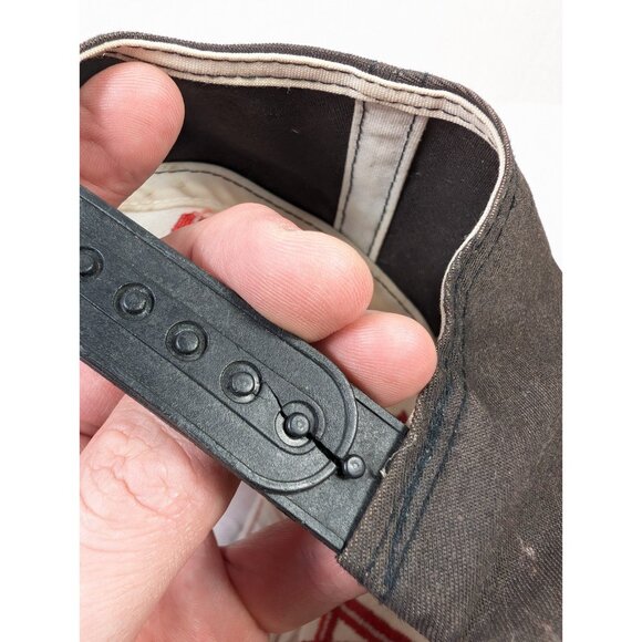 Vintage Maryland Terrapins Hat READ Snapback Twin Enterprise Stripe 90s Terps - Picture 9 of 13